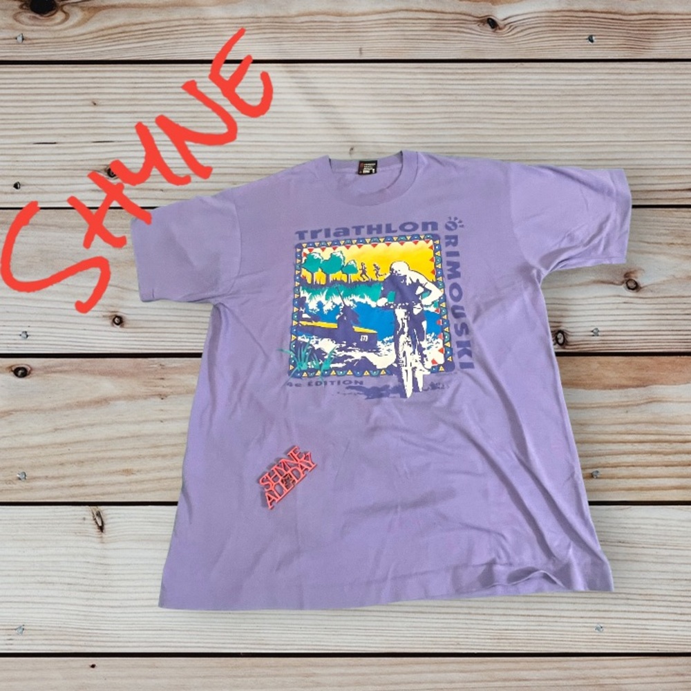 🍁 Vintage 1992 Triathlon Rimouski T Shirt Size Xl - 🍁